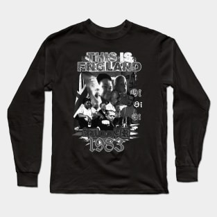 Oi Summer of 1983 (Distressed Black & White) Long Sleeve T-Shirt